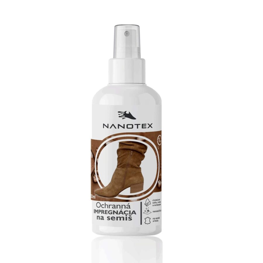 Nanotex ochranná impregnácia na semiš