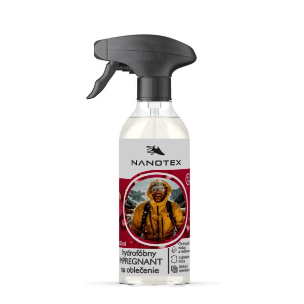 NanoTex hydrofóbna impregnácia na odevy