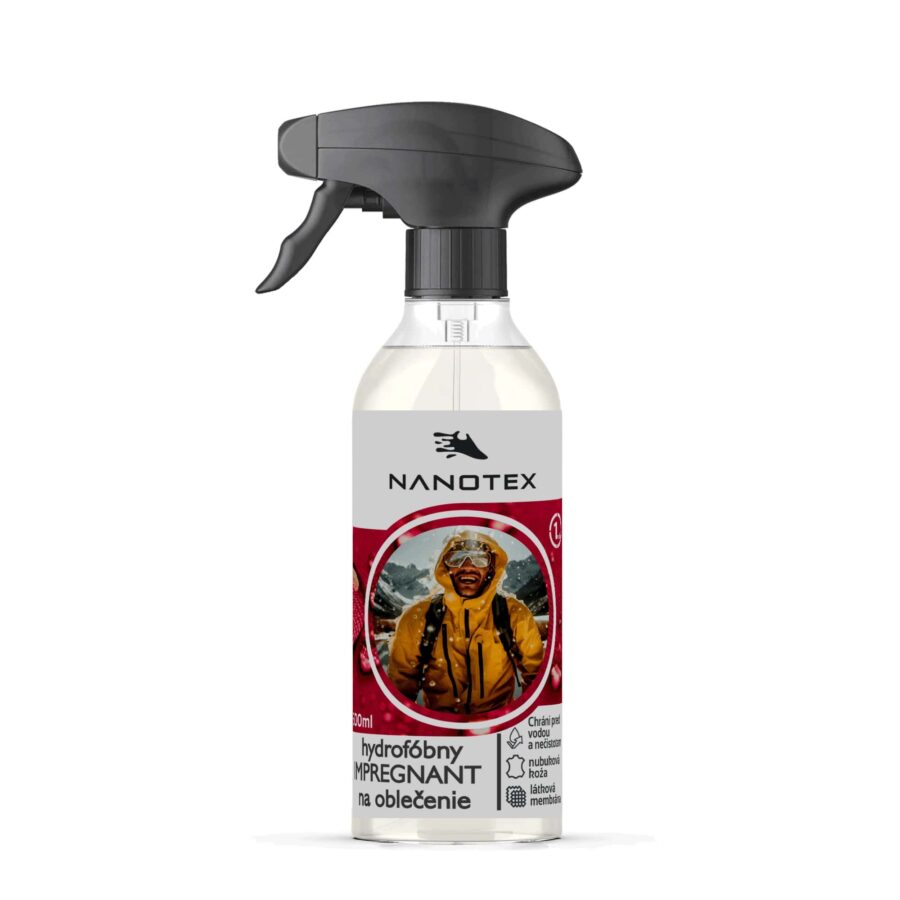 NanoTex hydrofóbna impregnácia na odevy