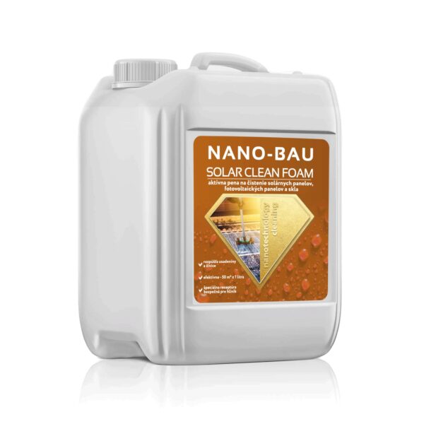 NANO-BAU SOLAR CLEAN FOAM - aktívna pena na umývanie solárnych panelov